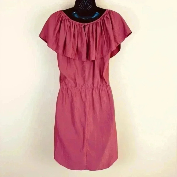 Rebecca Taylor Blush Sleeveless Sweetheart Peasant Mini Dress See Measurements - Picture 7 of 14